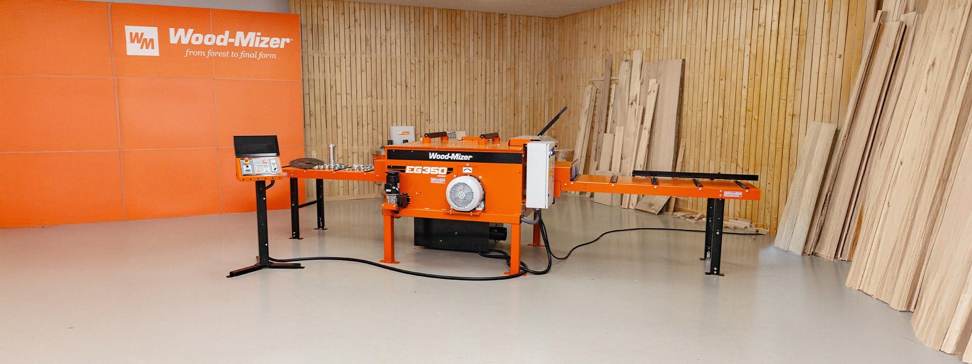 Optimalizujte provoz svého podniku s omítačkou Wood-Mizer EG350