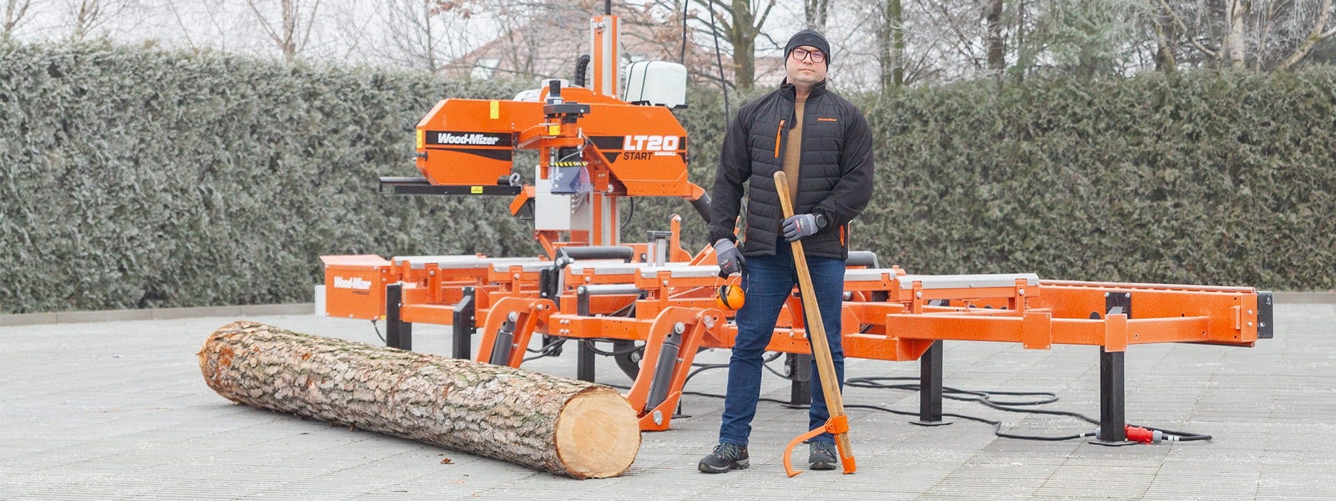 Kompletní hydraulika, funkčnost a spokojenost - objevte novou pilu Wood-Mizer LT20START