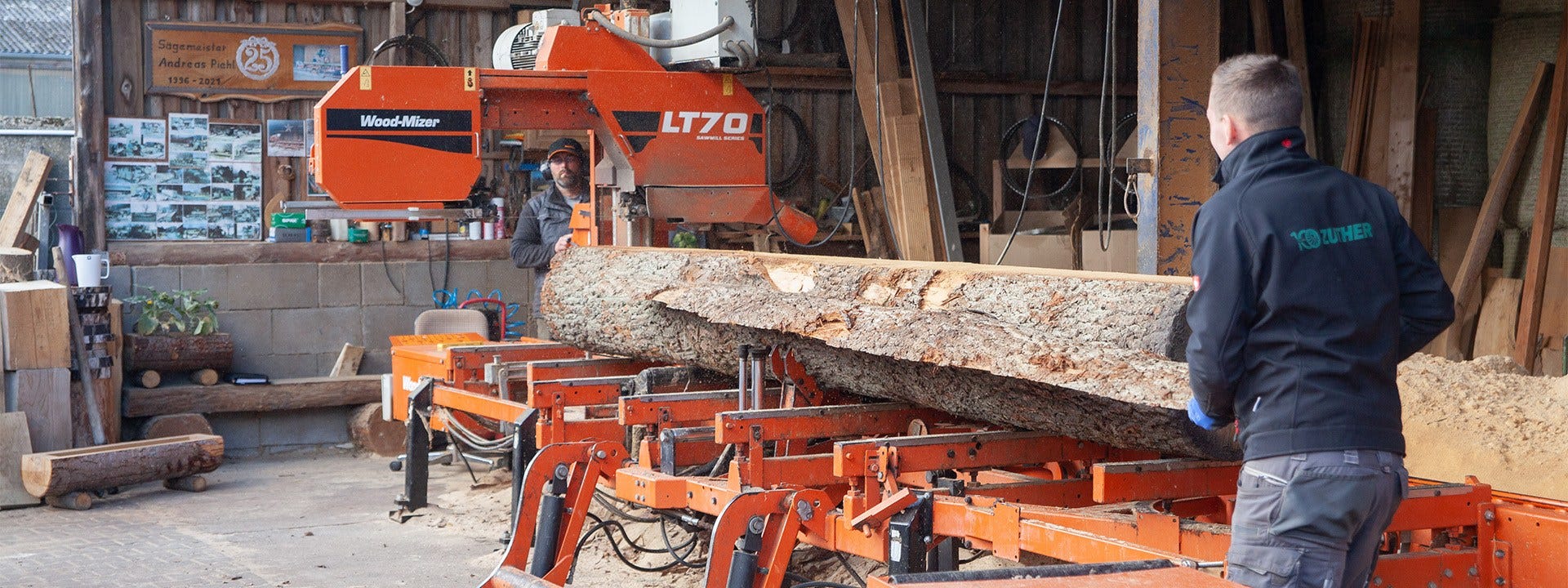 Německá farma diverzifikuje své podnikání a zvyšuje příjmy díky pile Wood-Mizer LT70