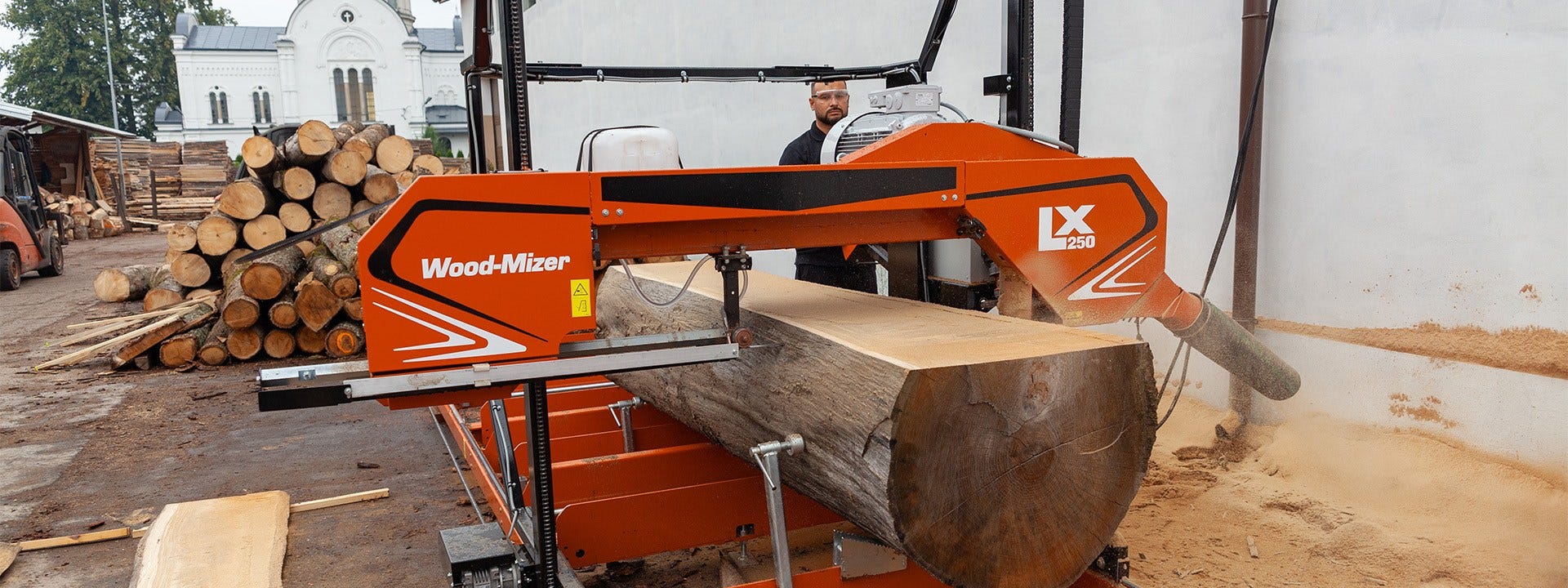 Pila Wood-Mizer LX250 vytváří pro pilařskou firmu v Polsku konkurenční výhodu