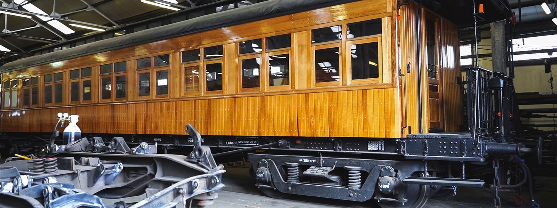 Restoration of Vintage Carriages for a Tourist Train in Spain 