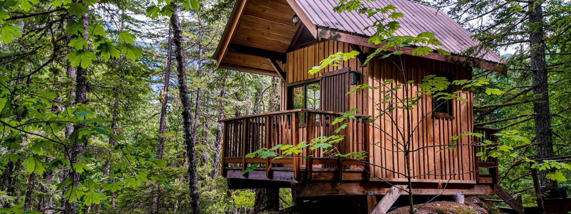 Building a Creek-Side Cabin in British Columbia