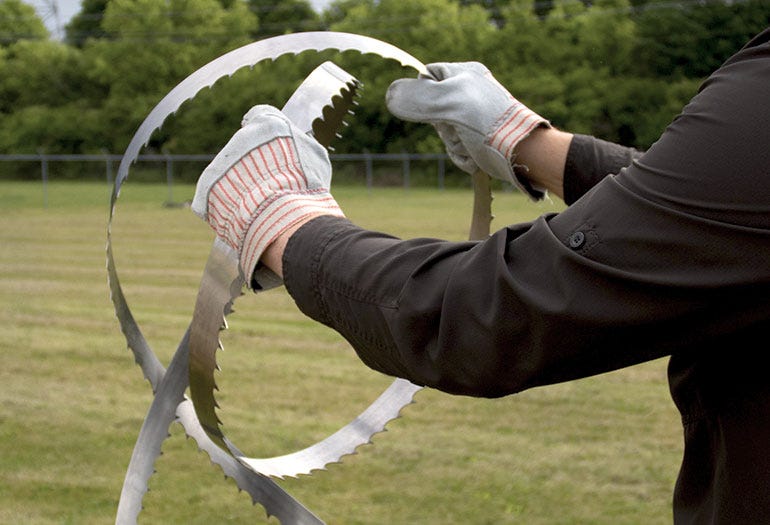 How to uncoil blade