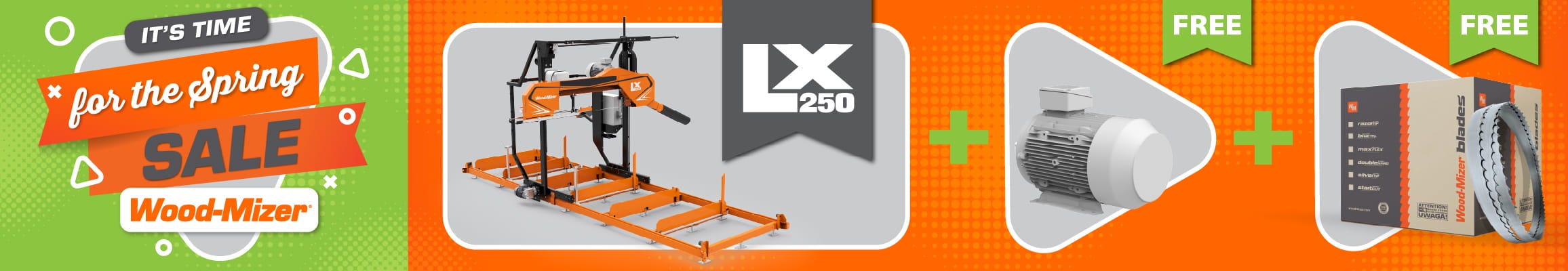 LX250 Sawmill Sale